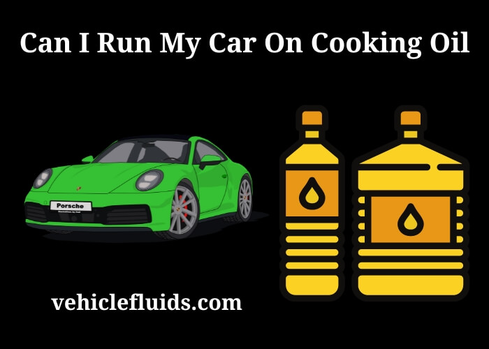 can diesel car run on cooking oil