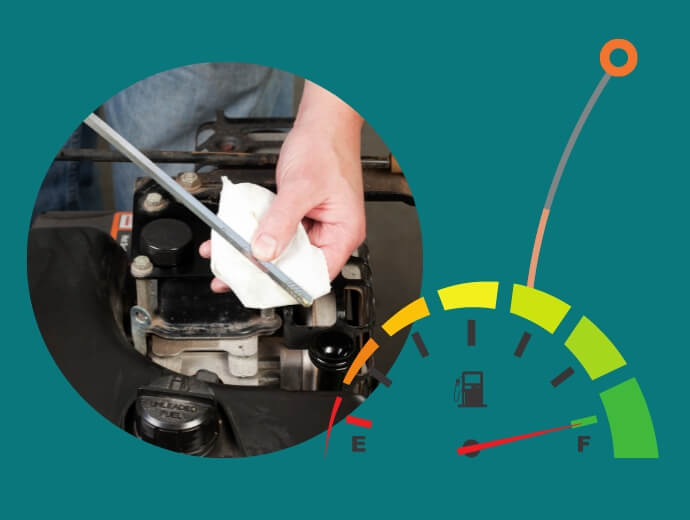 how to detect low engine oil levels