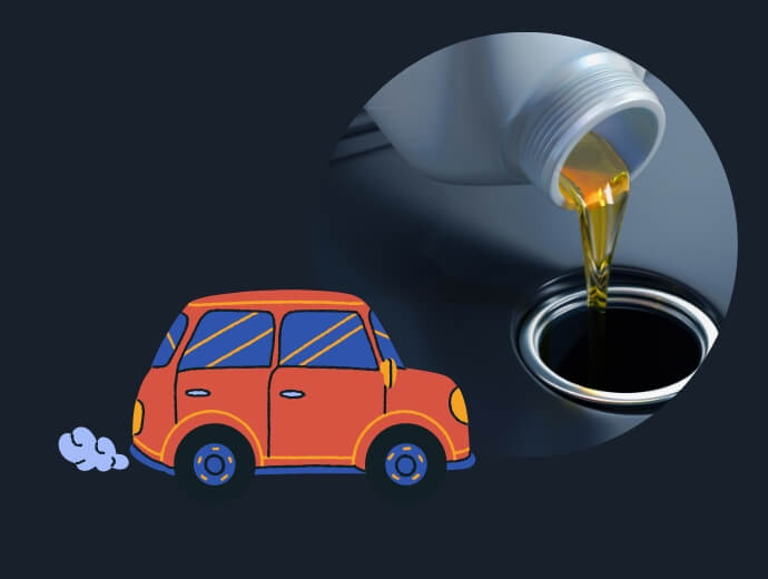 symptoms of low oil in your car