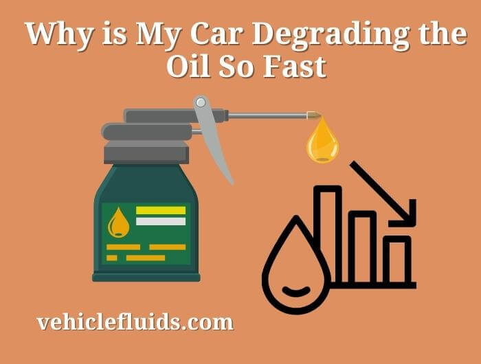 why is my car degrading the oil so fast
