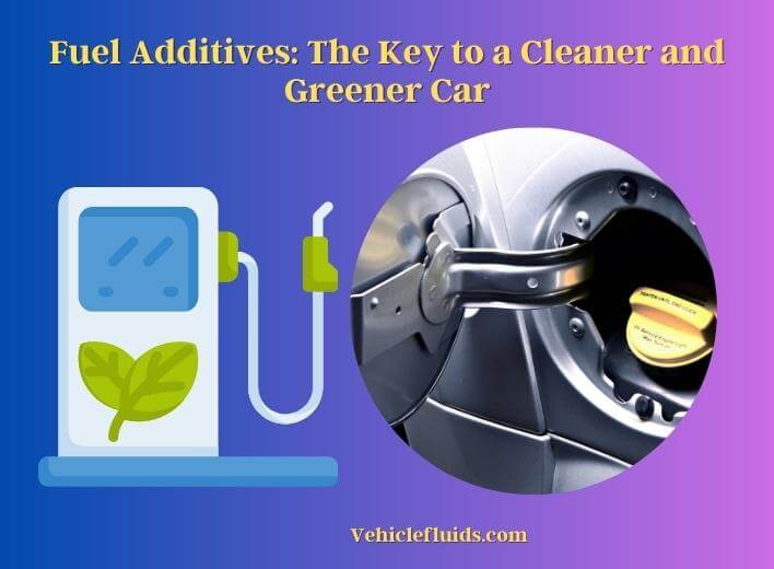 fuel additives the key to a cleaner and greener car