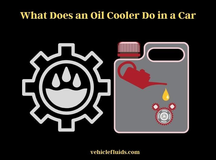 what does an oil cooler do in a car