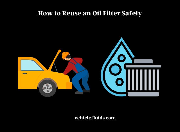 how to reuse an oil filter safely